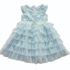 DISNEY Cinderella Inspired Light Blue Ruffled Dress